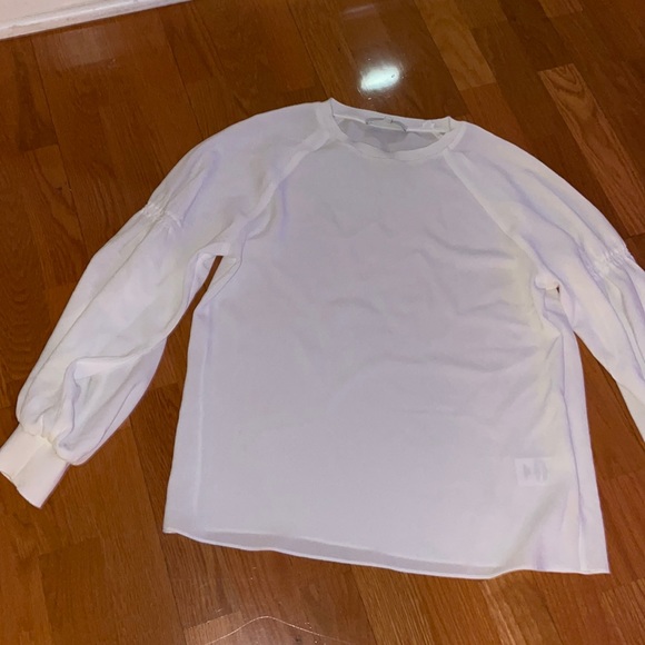 Tibi long sleeved blouse with puff sleeve detail. - Picture 1 of 3